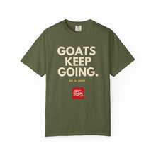 Load image into Gallery viewer, Goats Keep Going T-Shirt — Hollow Green