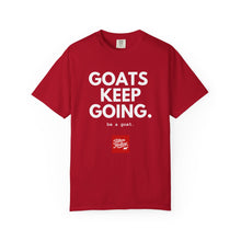 Load image into Gallery viewer, Goats Keep Going T-Shirt — Holly Tilton Red