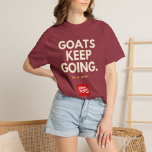 Load image into Gallery viewer, Goats Keep Going T-Shirt — Goat Mineral Red