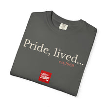 Load image into Gallery viewer, Pride, lived. - TEE- Goat Hoof Charcoal