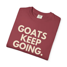 Load image into Gallery viewer, Goats Keep Going T-Shirt — Goat Mineral Red