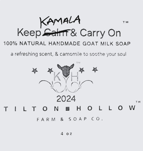 Keep Kamala & Carry On™️ - Goat Milk Soap with a refreshing scent & camomile to soothe your soul