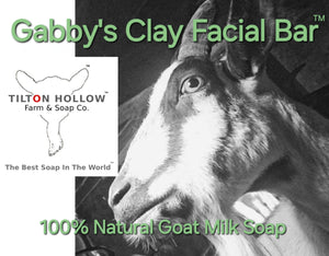 Gabby's Clay Facial Bar™️ - With Sea Clay, Tea Tree, & Spearmint