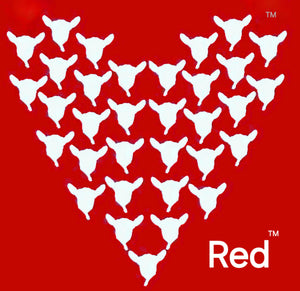 Red™️ - Handcrafted Goat Milk Soap - Hand-cut into heart shape.