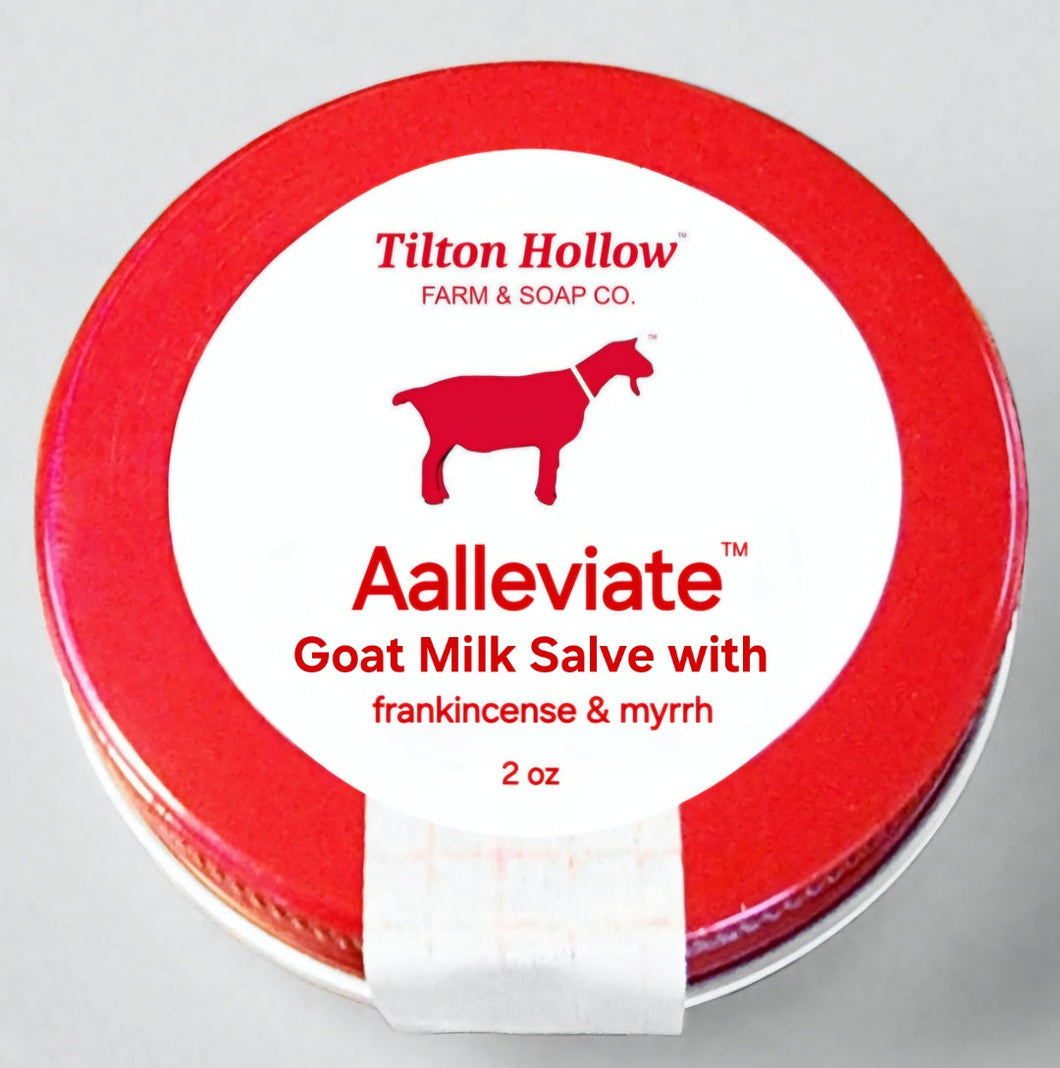 Aalleviate™️ - Goat Milk Salve - With Frankincense & Myrrh, for Neuropathy Relief - *New Summer formula! Now a salve!