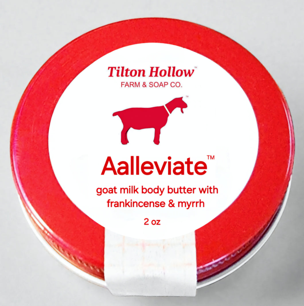 Aalleviate™️ - Goat Milk Body Butter - With Frankincense & Myrrh, for Neuropathy Relief