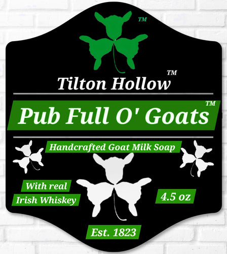 Pub Full O' Goats™️ - Goat Milk Soap with Irish Whiskey.