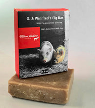 Load image into Gallery viewer, O. &amp; Winifred’s Fig Bar™️ - Goat Milk Soap with Fig &amp; Honey.
