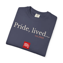 Load image into Gallery viewer, Pride, lived. - TEE- Denim Blue