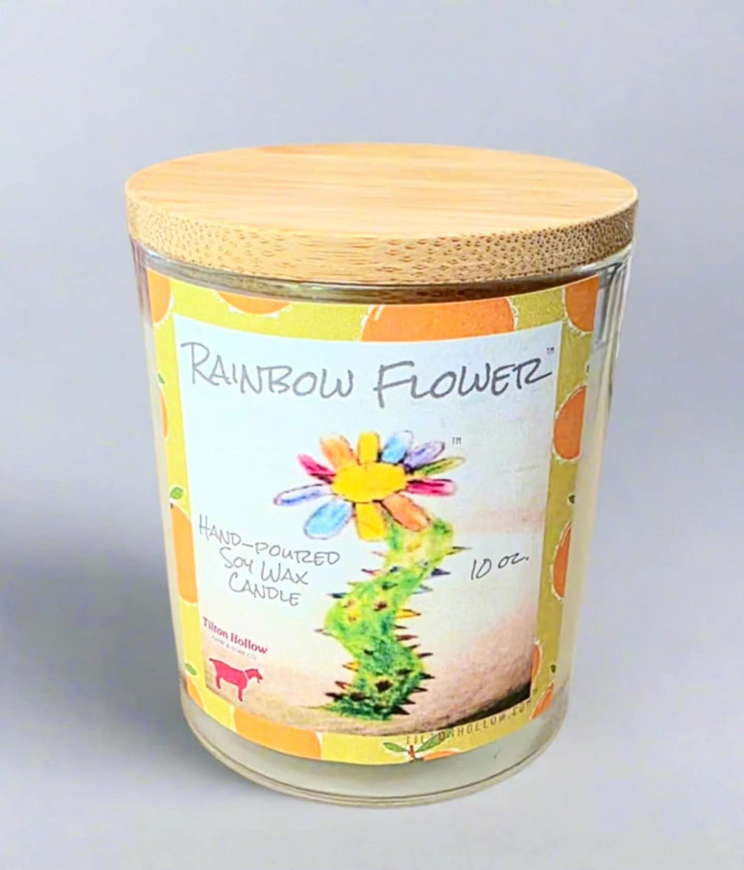 Rainbow Flower™️ - 10 oz Soy Candle.