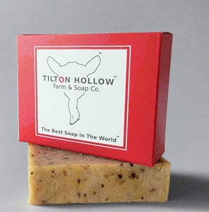 English Goat™️ - unscented Goat milk soap with elderberry, black tea, & honey