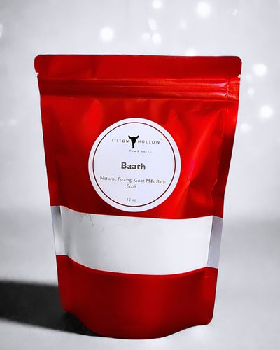 Baath™️ - Natural, fizzing, goat milk bath soak. Choose scent