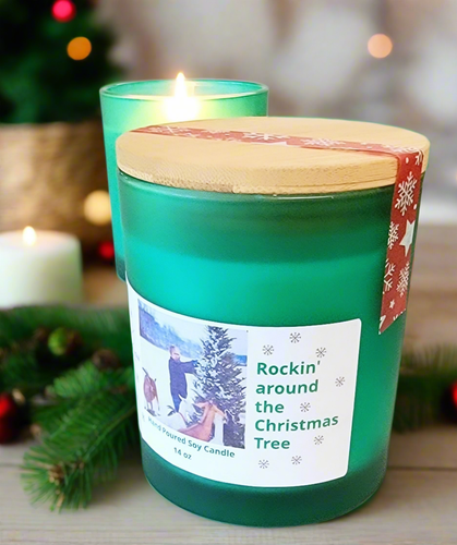 Rockin' Around The Christmas Tree™️- 14 oz Soy Candle.