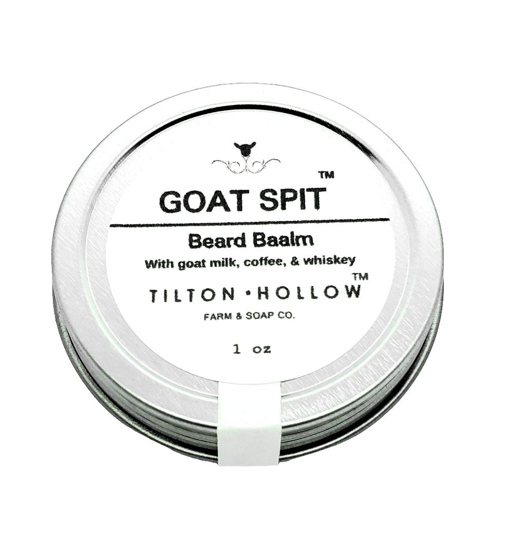 Goat Spit™️ - beard balm, with goat milk, coffee, & whiskey (Size options)