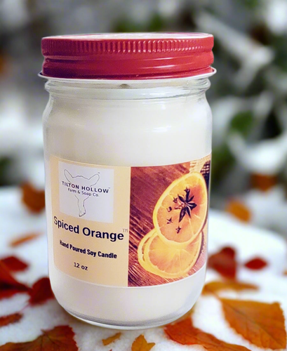 Spiced Orange - 12 oz. Soy Candle.