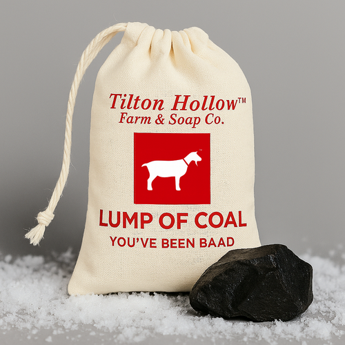 Lump of Coal -  Hand-cut Goat Milk Soap