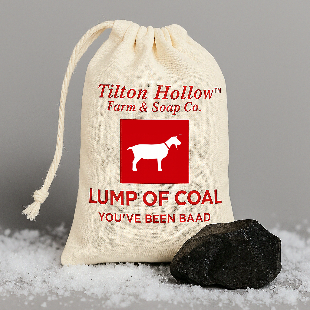 Lump of Coal -  Hand-cut Goat Milk Soap