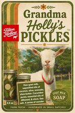 Load image into Gallery viewer, Grandma Holly's Pickles™️ - Goat Milk Soap with Real Cucumber &amp; Sea Salt.