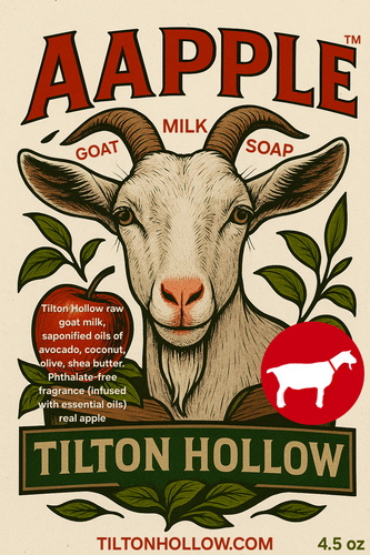 Aapple™️ - Goat Milk Soap with a crisp scent of apples!