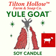 Load image into Gallery viewer, Yule Goat™️ - Hand-poured Soy Candle &amp; Short story