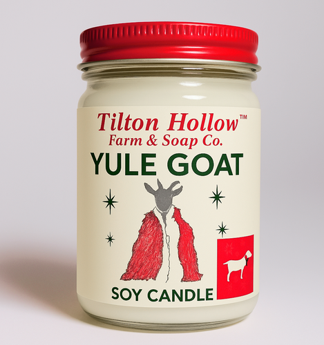Yule Goat™️ - Hand-poured Soy Candle & Short story