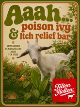 Load image into Gallery viewer, Aaah....™️ Poison ivy/itch relief, soap with Jewelweed, Plantain, aloe &amp; Tea Tree.