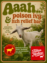 Load image into Gallery viewer, Aaah....™️ Poison ivy/itch relief, soap with Jewelweed, Plantain, aloe &amp; Tea Tree.
