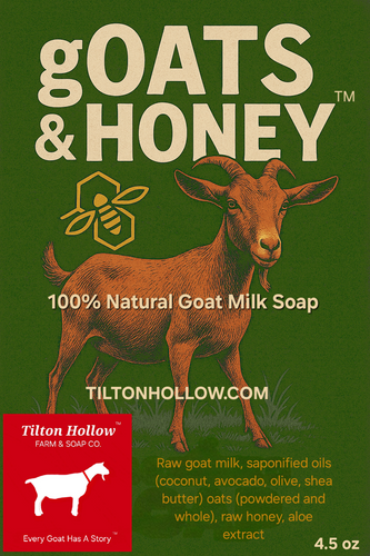 gOats & Honey™️ - Unscented - Goat Milk Soap with Oats, Honey & Aloe