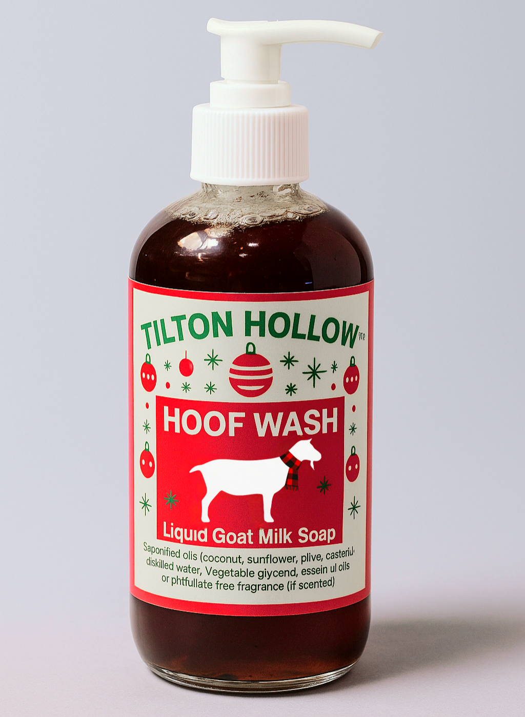 Hoof Wash™️ - Liquid Goat Milk Soap. (Choose scent option. Hollowday Scents Now Available)