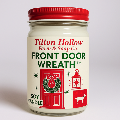 Front Door Wreath™️ - 12 oz Soy Candle.