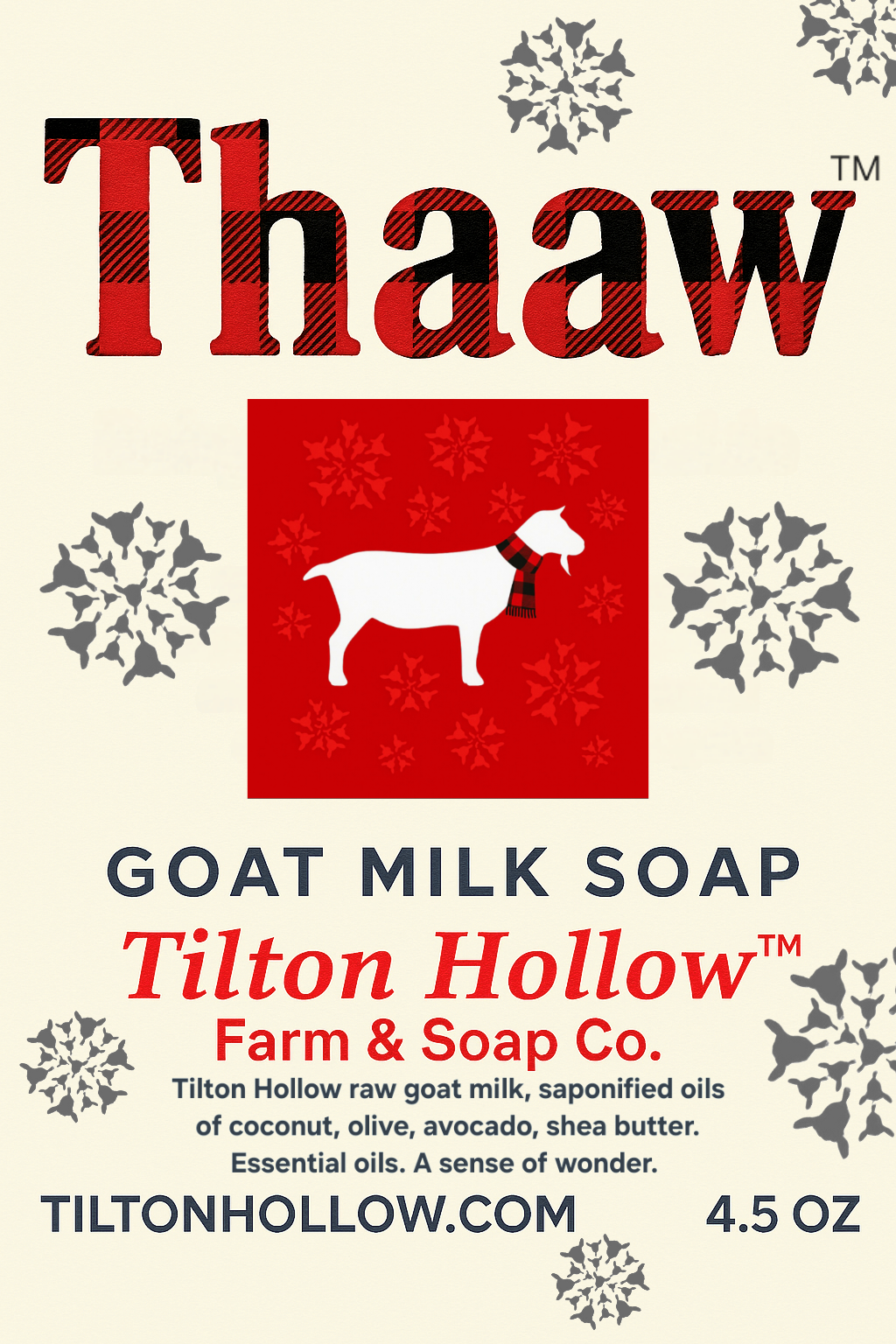 Thaaw™️ - Our Winter Soap. Spicy, warming, refreshing, Winter Soap