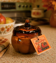 Load image into Gallery viewer, My Little Pumpkin™️ - 4.5 oz Soy Candle in Glass Pumpkin. With Short Story.