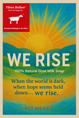 We Rise™️ - Natural Goat Milk Soap - With Grapefruit & Patchouli