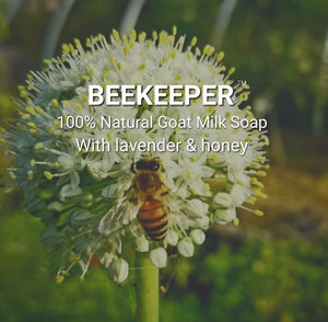 Beekeeper - Goat Milk & Honey, with Lavender