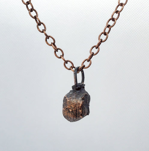 Gilded Goat Poop - Pendant {Antique finish} *chain not included