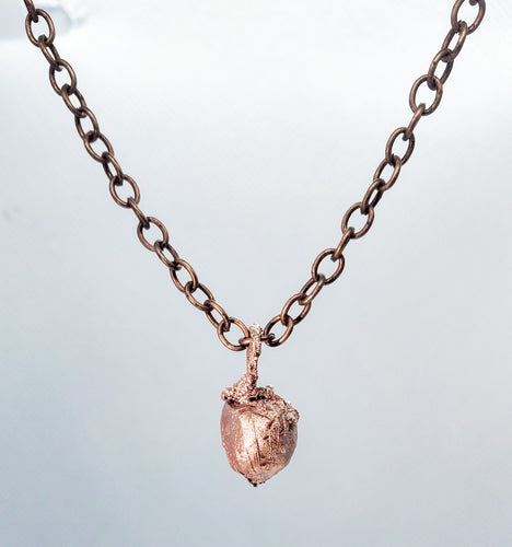 Gilded Goat Poop - Pendant {polished copper) *chain not included
