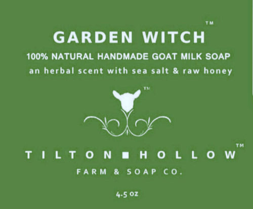 Garden Witch - Goat Milk Soap with an herbal scent, sea salt & raw honey