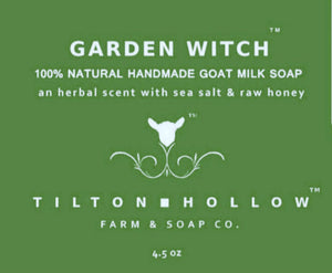 Garden Witch™️ - Goat Milk Soap with an herbal scent, sea salt & raw honey