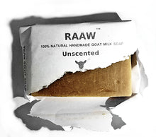 Load image into Gallery viewer, Raaw - Unscented Goat Milk Soap